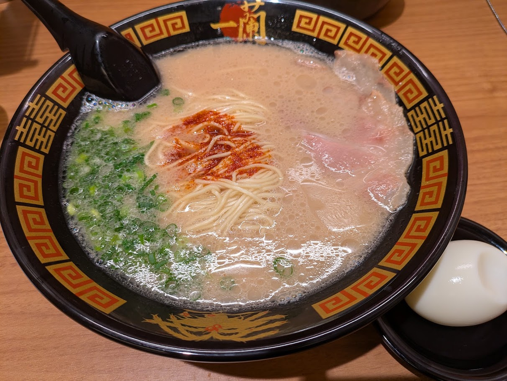 一蘭　ラーメンの写真