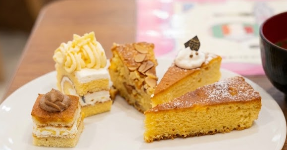 スイーツパラダイスのケーキ